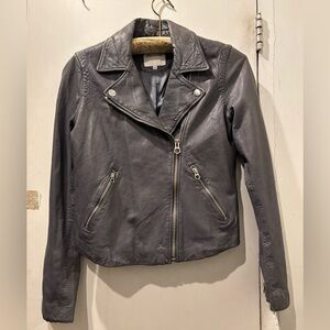 Madewell Washed Leather Motorcycle Jacket